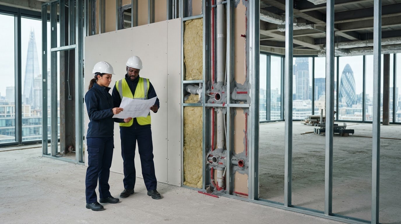 High-Performance Metal Stud Partition Contractor London: Commercial Specification Guide