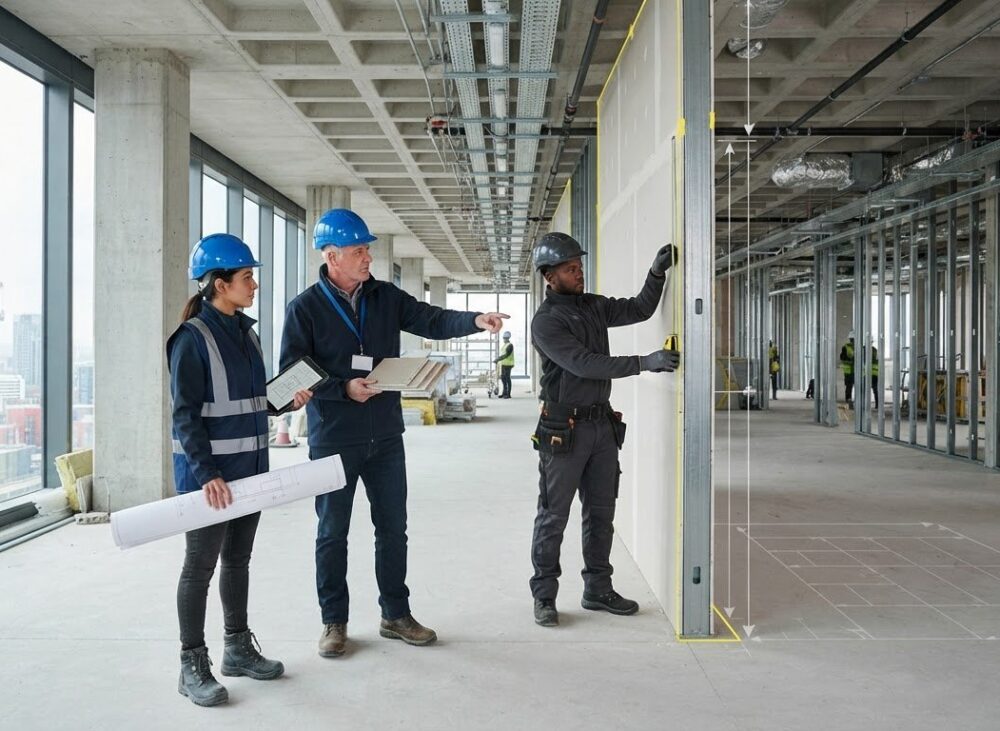 Commercial drylining cost per m² UK 2026: how to assess a project rate